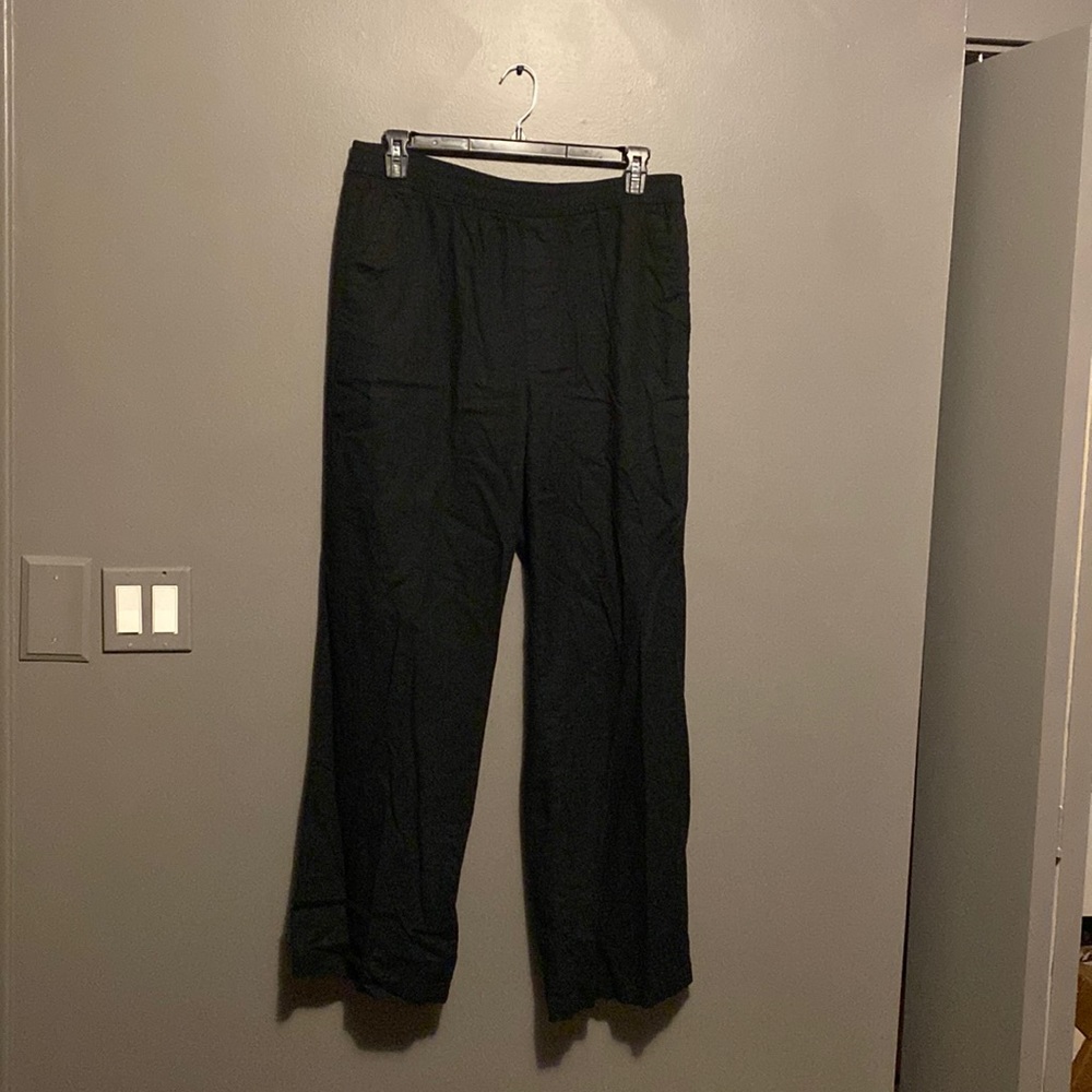 Old Navy wide leg linen pant L Tall